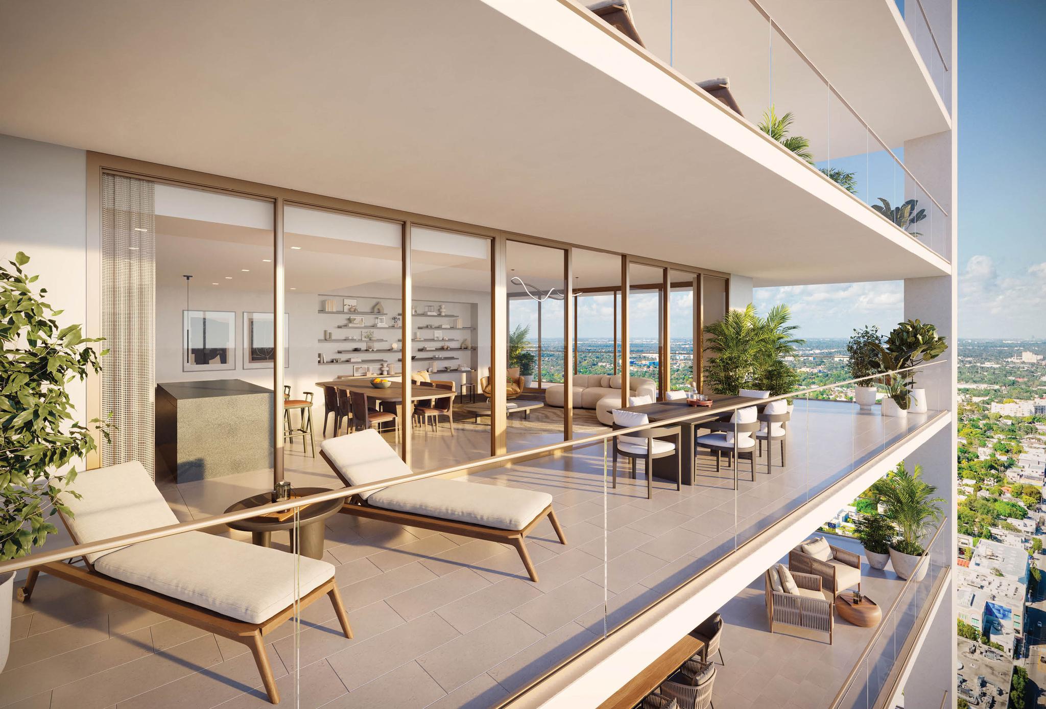 Jean-Georges Miami Tropic Residences residence balcony